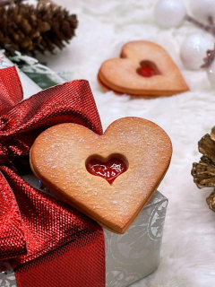 Brož – linecké srdce s marmeládou