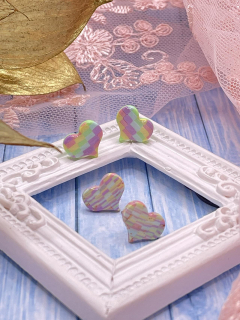 Náušnice Bargello srdce napichovací