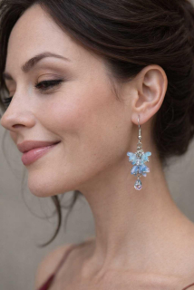 Náušnice visací Princess